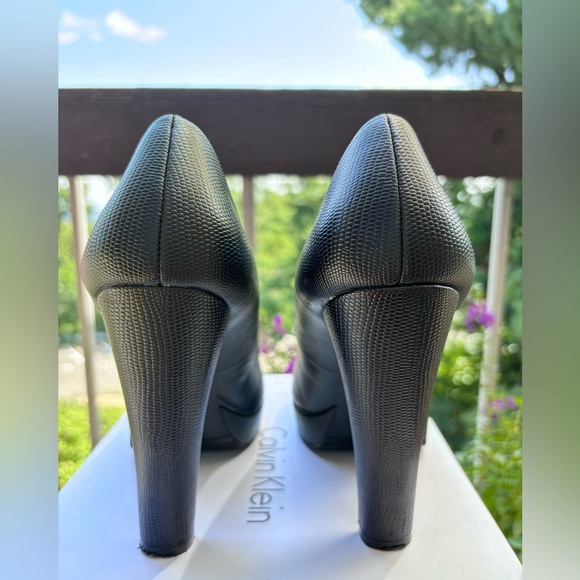 Calvin Klein Textured Leather Platform Pump
Size 10
Like New - Picture 8 of 11